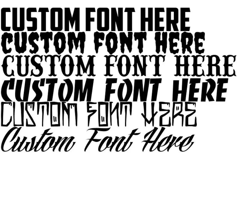 Custom Swingarm Decals