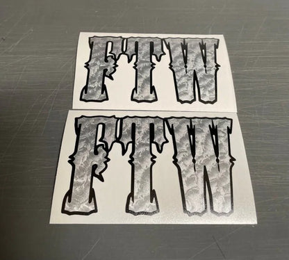 Fth Sticker Harley Davidson FTW Fairing Battery Sticker Decal – GarageFloorVinylz