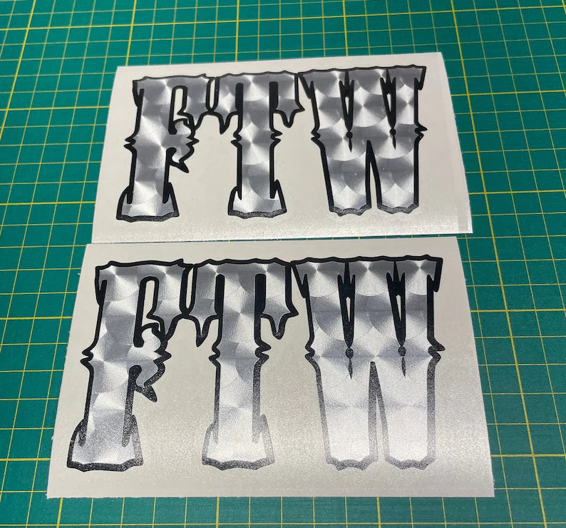 Fth Sticker Harley Davidson FTW Fairing Battery Sticker Decal – GarageFloorVinylz
