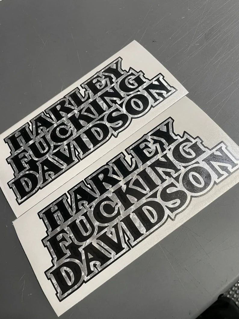 Harley F***ing Davidson Custom Sticker