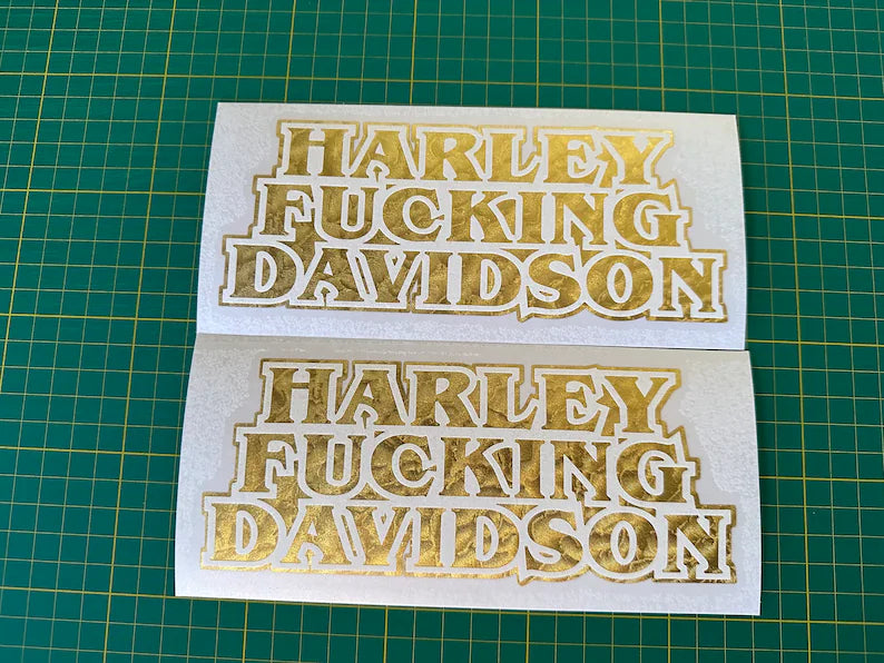 Harley F***ing Davidson Custom Sticker