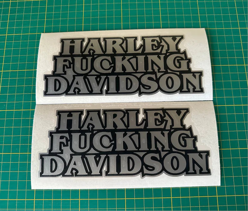 Harley F***ing Davidson Custom Sticker