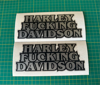 Harley F***ing Davidson Custom Sticker