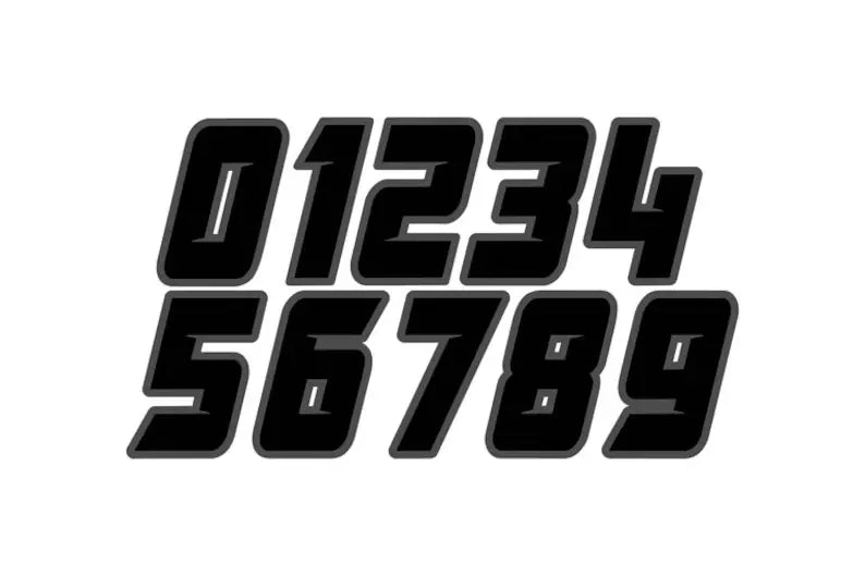 Harley Davidson Racing Numbers MX Style