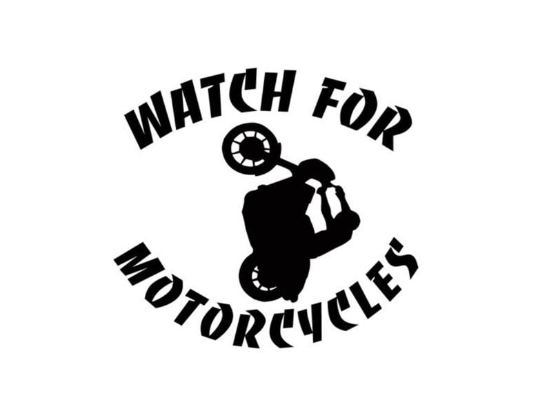 Harley Davidson Sticker Custom Biker Watch Out Decal