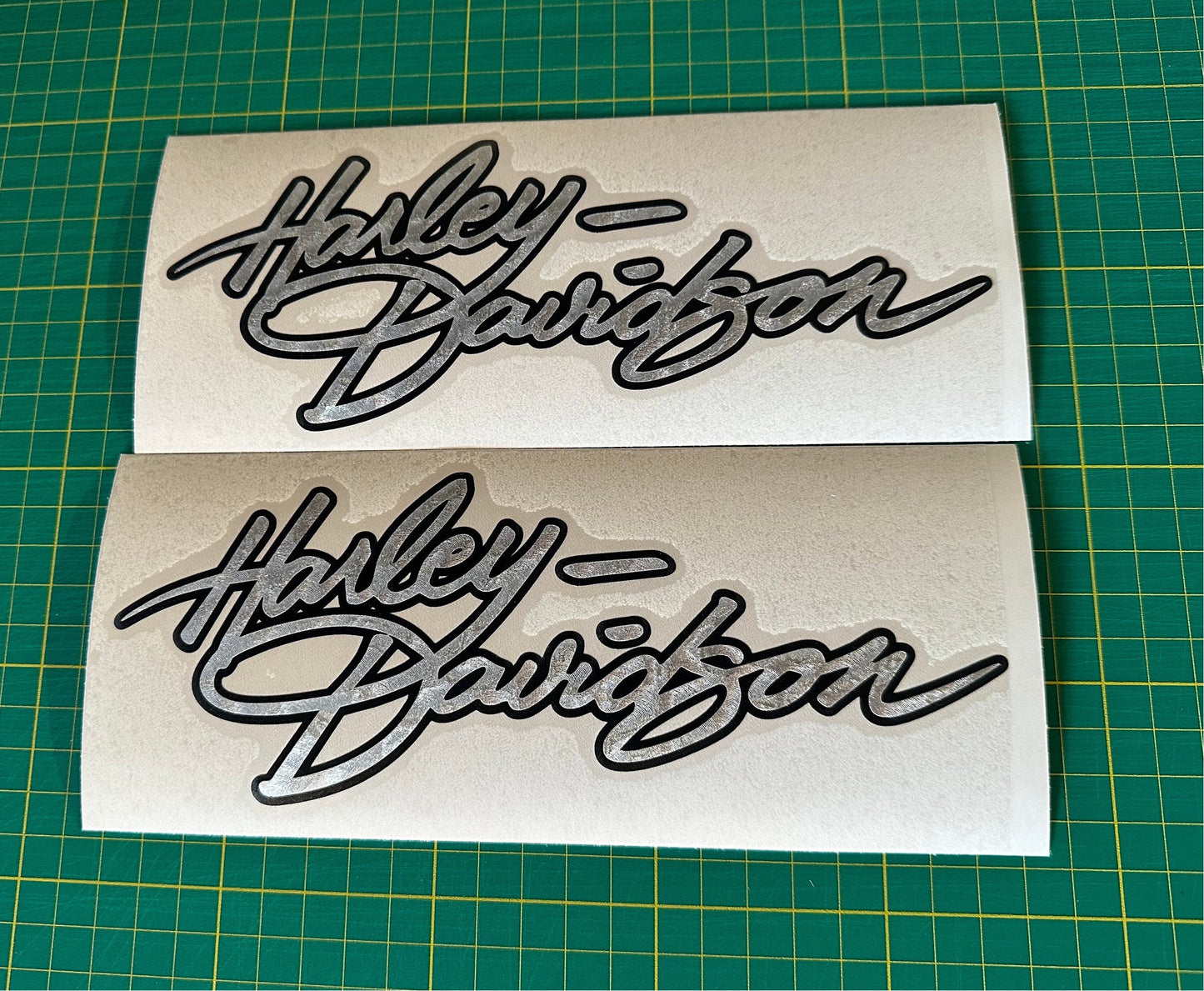 Harley Davidson Dyna Lowrider 90s Cursive Tank Sticker Decal